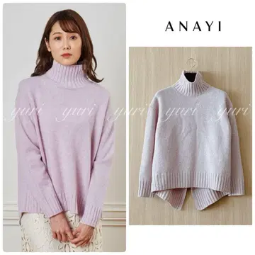 [ 961 ] 아나이 방모 울 백 슬릿 풀오버 스웨터 니트