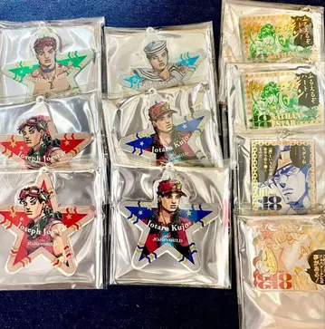 죠죠 월드 아크릴 키링 와이어 키링