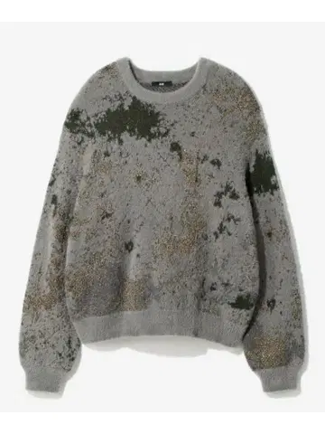 하레 HARE 라메 아브스트라크 니트 풀오버 미사용 새상품