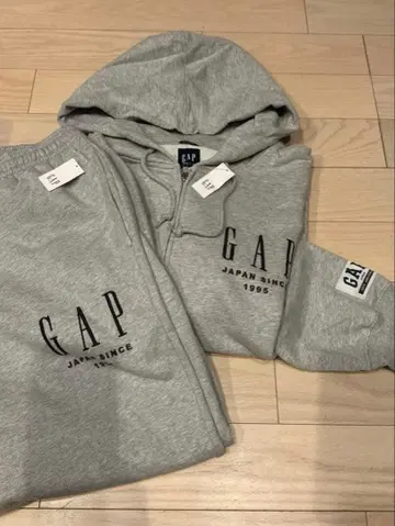 GAP 후드티 30주년 기념 그레이 L 셋업