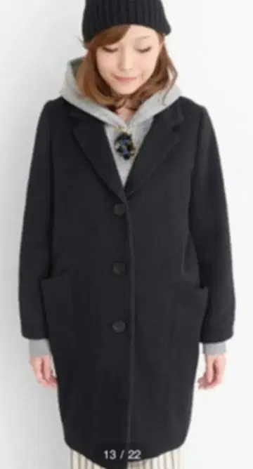 어반 리서치 ROSSO 울 체스터 코트