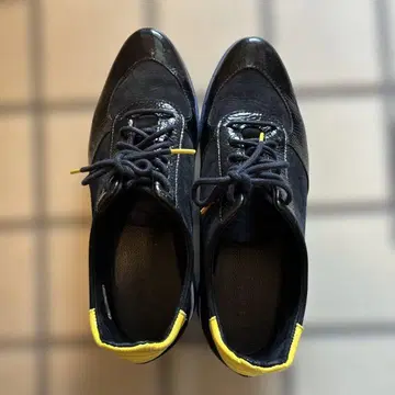 스웨이드 콤비 여성 신발