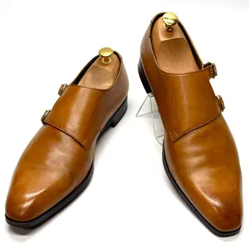 REGAL 리걸 더블 몽크 스트랩 라이트 브라운 비즈니스 슈즈