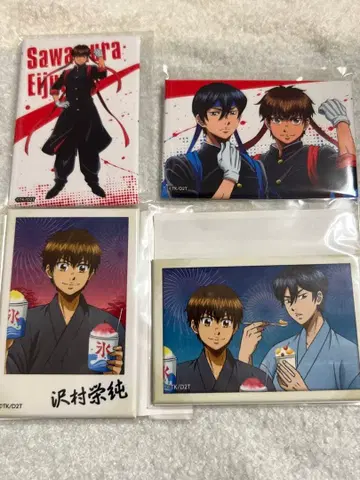 다이아의 A web 복권 사와무라 에이준 스퀘어 캔뱃지 세트