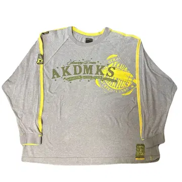 Akademiks 맨투맨 롱 T 라인 Bboy B계