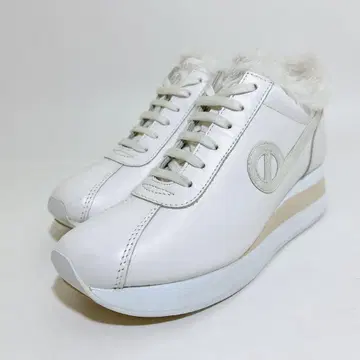 미사용급 노네임 스니커즈 스피도 통굽 웨지솔 37 23.5