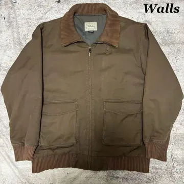 [분위기] Walls 90s USA제 블루종 워크 자켓 브라운