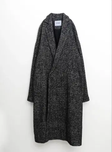 CTHY 럭셔리 머티리얼 체스트드 코트 트위드