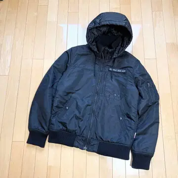 알파 후디드 립 재킷