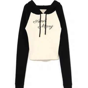 Letter mary logo tops Black