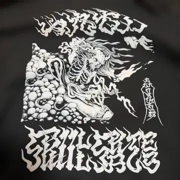 skull skates DOOM SLED Sixty Sixx 후드티