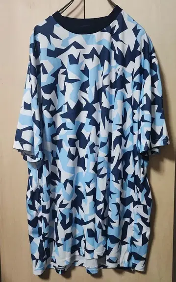 SPALDING 기하학 패턴 T셔츠 5L