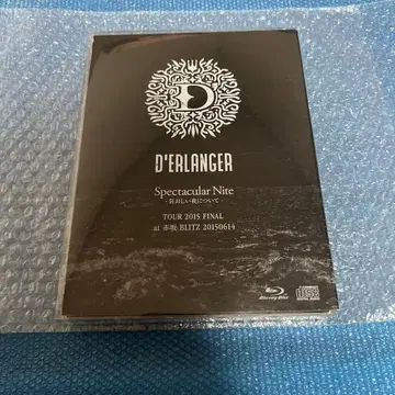 D'ERLANGER 데란제 광적인 밤에 대하여 Blu-ray + CD
