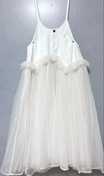 LA BELLE ETUDE 라벨에튀드 데님 튤 원피스