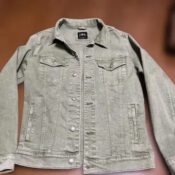 ZARA 초인기 그린 데님 자켓