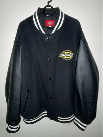 Dickies Williamson-Dickie 블랙 바시티 자켓