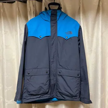 THE NORTH FACE 마운틴 후드티 그레이 블루