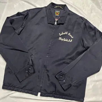 레어 L Schott/샷 레이온 드리즐러 자켓 체인 자수