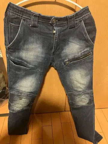 워크맨 데님 조거 팬츠