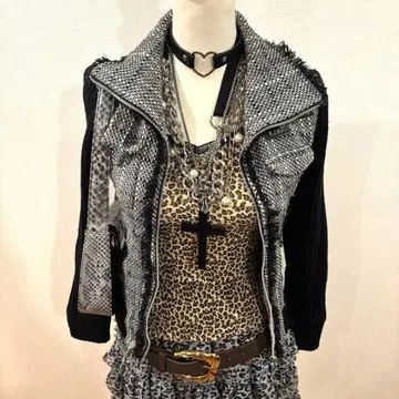 헤이세이 갸루 y2k 지퍼 자켓 그런지 헤이세이 여자아이 맥브링 NANA