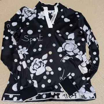 LEONARD 긴팔 셔츠 38 블랙 화이트 꽃무늬 레오나르