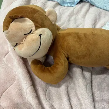 잠자는 원숭이 봉제 인형 약 30cm