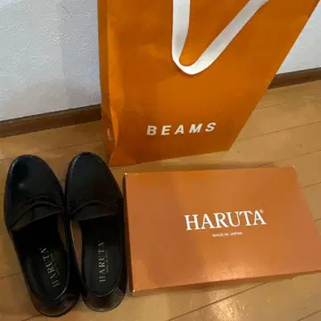 HARUTA 블랙 로퍼