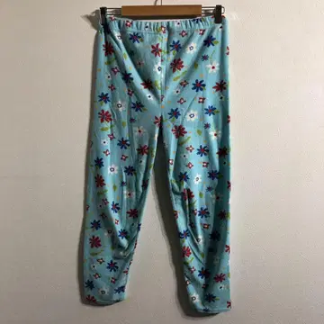 노브랜드 캐주얼 팬츠 꽃무늬 플리스