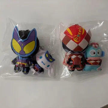 가면라이더 가브 산리오 커플 봉제 인형 세트