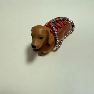 이누빵 닥스훈트 핫도그 키링