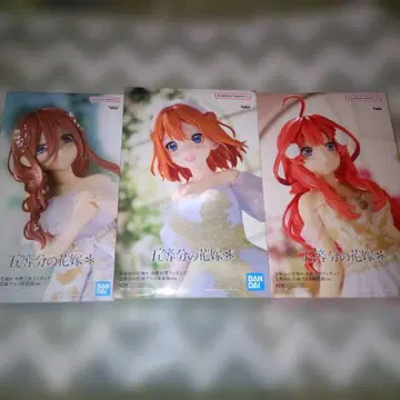 5등분의 신부* 신부 애니메이션 원화전 ver. 미쿠 네잎 메이 세트