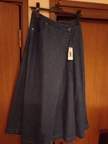 노리즈 GEVACO 데님 플레어 스커트