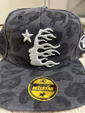 HELLSTAR 카모플라쥬 프레임 캡