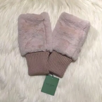 [ 택 포함 새상품 ] 케이트 스페이드 뉴욕 인조 모피 암커버