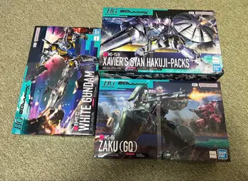 화이트 건담 자쿠 걍 3체 세트