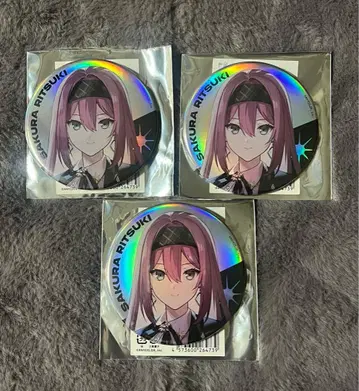 니지산지 SitR 서울 벚꽃린츠 오로라 캔뱃지 한국