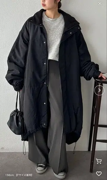 새상품 DISCOAT 디스코트 몬스터 코트 블랙 2025aw