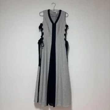 SNIDEL 사이드 플리츠 원피스 M 그레이