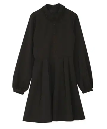 merry jenny 프릴 칼라 플레어 원피스