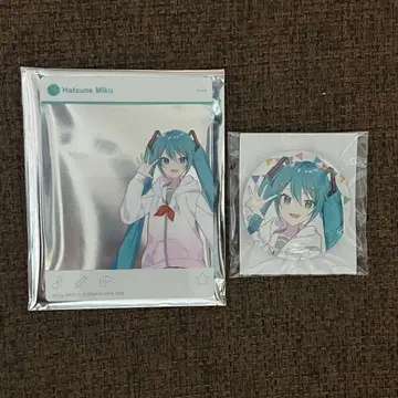 카미야마 고등학교 축제 아크릴 카드 캔뱃지 프로세카 하츠네 미쿠