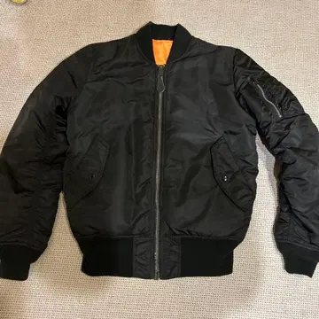 ALPHA MA-1 블랙 S 리버서블