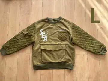 W&S 윈드앤씨 Quilting Crew Neck Swat 2023SS