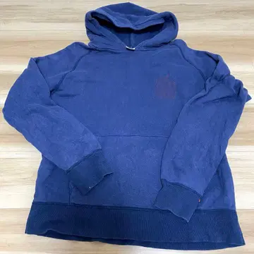 라디얼 후드티 네이비 끈 없음