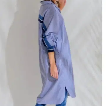 Editt by YECCA VECCA 리브MIX 셔츠 원피스