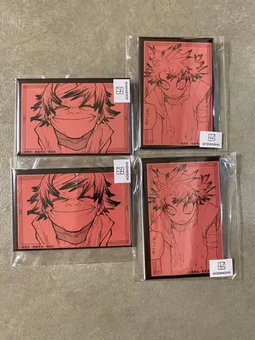 가치액터 루도 스퀘어 캔뱃지 [ 4점 세트 ] 마루쿠지