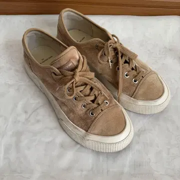 ept 베이지 스웨이드 스니커즈