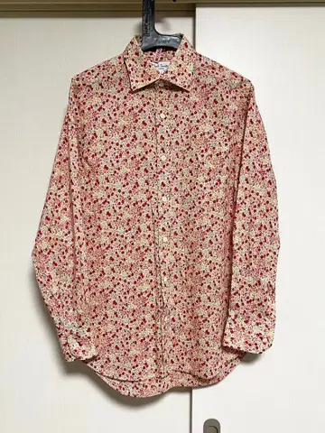 새상품급 Paul Smith LONDON M 꽃무늬 코튼 셔츠 플라워