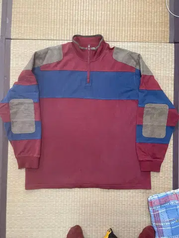 ORVIS XL 트레이닝복 버건디 블루