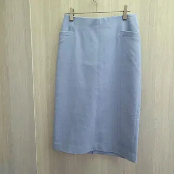 유나이티드 애로우즈 미디 스커트 타이트 스커트 컬러 스커트 스카이블루 M
