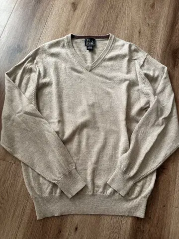 JOS.A.BANK 니트 남성용 사이즈 L 베이지 메리노울